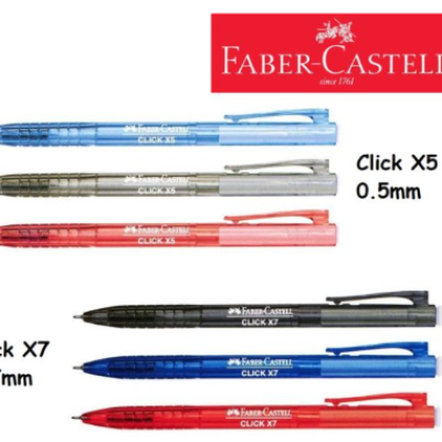 BALL PEN FABER CASTELL CLICK 0.5 0.7MM #1422