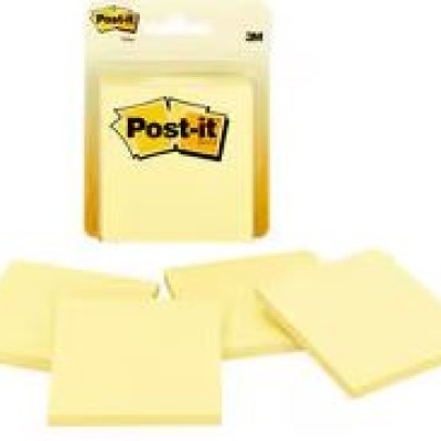 3M Post-it Notes - Yellow 1 X 11 2 consist of  50sheets pad (6pads packet)