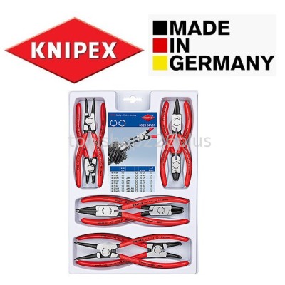 Knipex 00 20 04 V01 Chrome Vanadium Steel Circlip pliers set 12inch