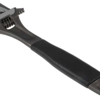 Bahco Adjustable Spanner, 257 mm Overall, 33mm Jaw Capacity, Plastic Handle 9072 P