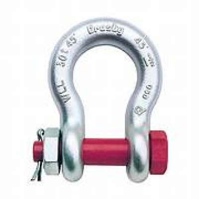 SHACKLE, BOW SHACKLE, BOLT & NUT TYPE C W SAFETY PIN, S-213,   4 3 4 T (3 4") G-2130