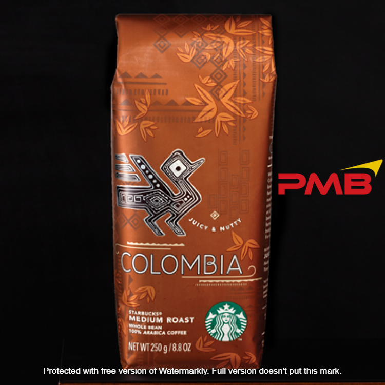 STARBUCKS COLOMBIA WHOLE BEAN 250G-BLONDE ROAST (DELIVER TO LABUAN ONLY)