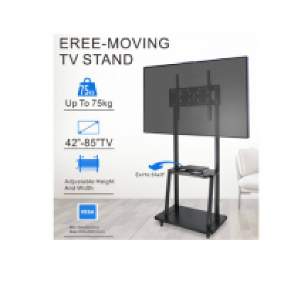 EREE-MOVING PORTABLE TV STAND