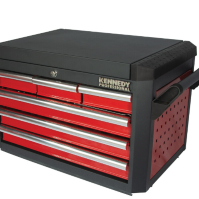 *KennedyPro Tool Chest, Ultimate, Red Grey, Steel, 6-Drawers, 455 x 710 x 465mm, 350kg Capacity