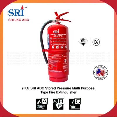 FIRE EXT ABC PRESSURIZED MS 9KG RED