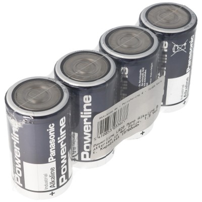 LR20AD POWERLINE PANASONIC ALKALINE BATTERY(4pieces pack)