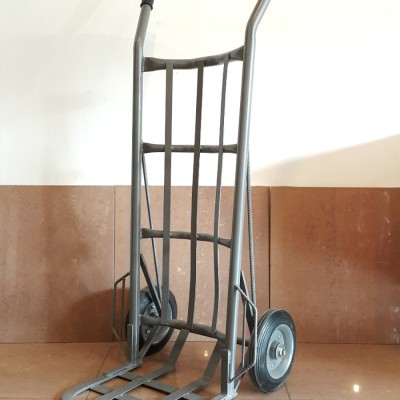 2 WHEEL HAND PUSH TROLLEY C W 10" SOLID TYRE