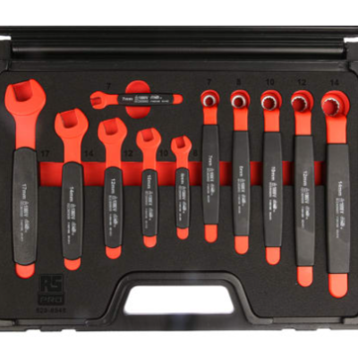 11 Piece Chrome Vanadium Steel Insulated Spanner Set