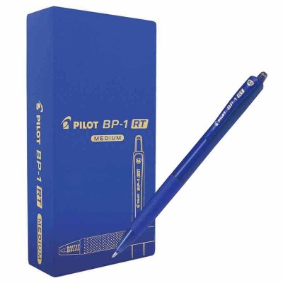 Pilot BP-1RT Retractable Ballpoint Blue Pen 1.0mm