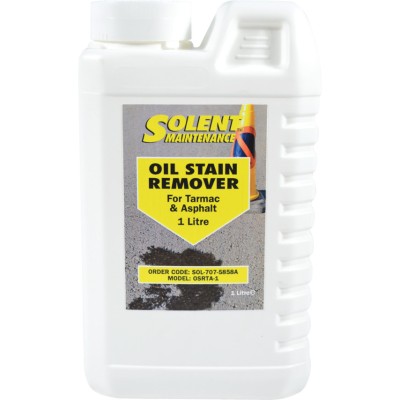 Solent Maintenance Oil Stain Remover for Tarmac & Asphalts - 5 Litre