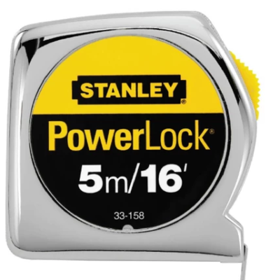 Stanley 33-158 Power Lock Measuring Tape (5m 16ft) STHT33158-8