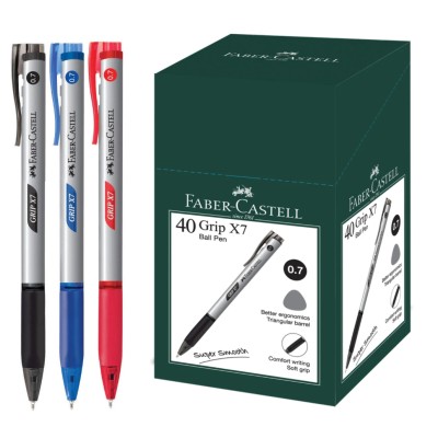 Faber Castell  Grip X Ball Pen X7 Blue 0.7mm