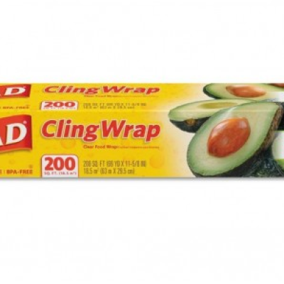 Glad Cling Wrap Plastic Food Wrap 60m (200ft)