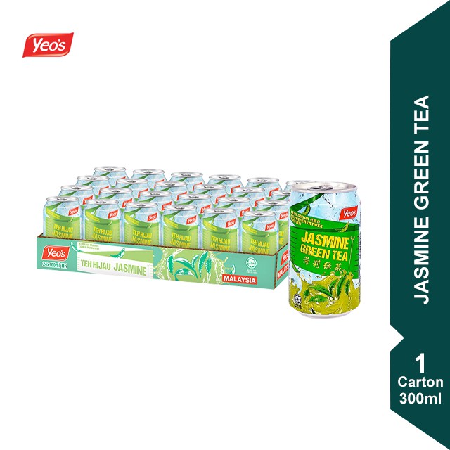 Yeo's Green Tea Can (300ml x 24 can) Carton