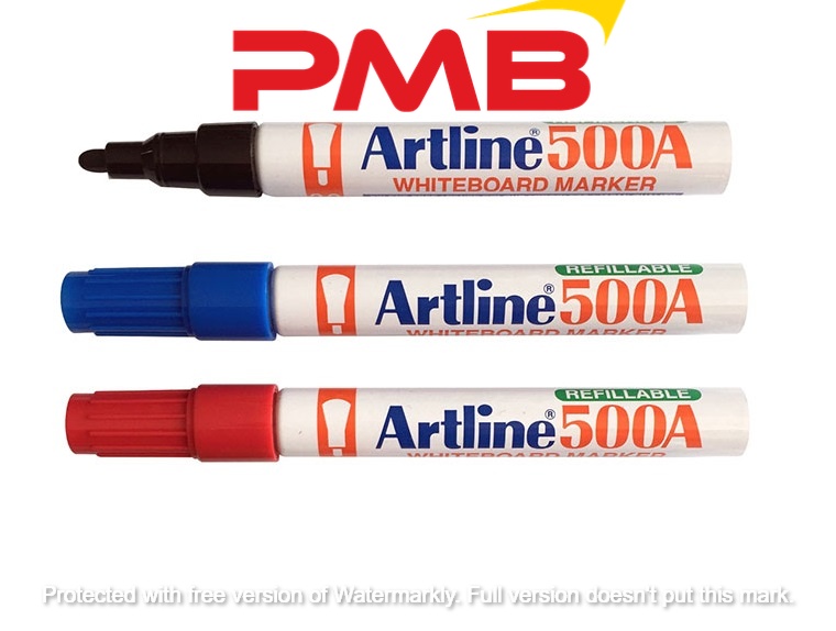 [PANTHER X] WHITEBOARD MARKER 500 BLU  /  BLCK  /  RED [MOQ:12 PCS  /  (1BOX]