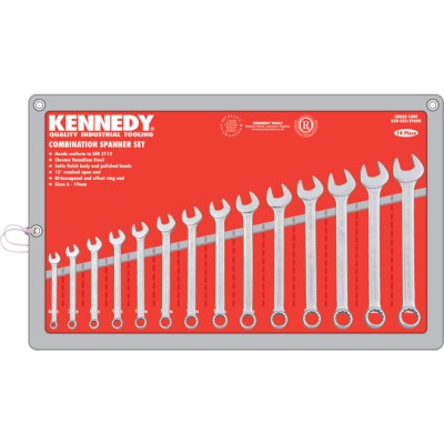 Kennedy 6-19mm OFFSET CV COMBINATIONSPANNER SET 14PC - KEN5823898K