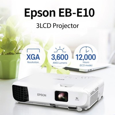 EPSON EB-E10 XGA 3600 LUMENS 3LCD PROJECTOR