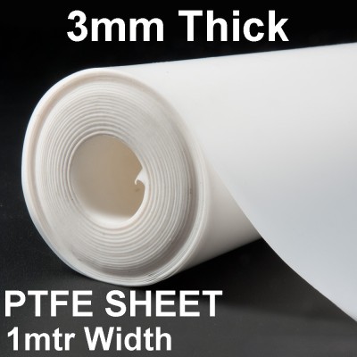 SHEET, NM, TEFLON, 1x1m, 3mm