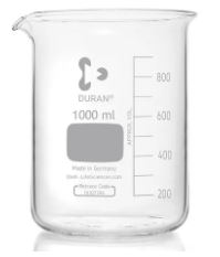 DURAN Low Form Beaker 1000ml  /  1L with Spout