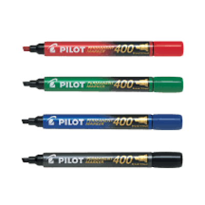 PILOT 400 PERMANENT MARKER PEN [BLACK]