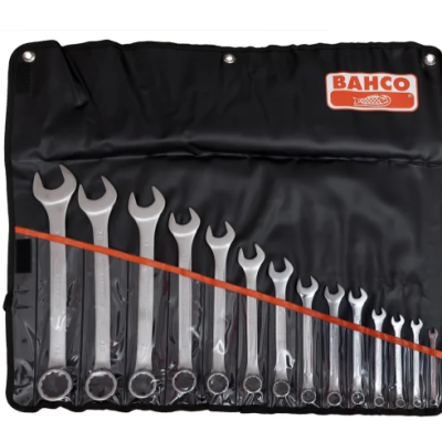 Bahco 111M Series 17-Piece Spanner Set, 8 ? 32 mm, Alloy Steel 111M 17TL