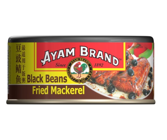 Ayam Brand Fried Mackerel with Black Beans 150g