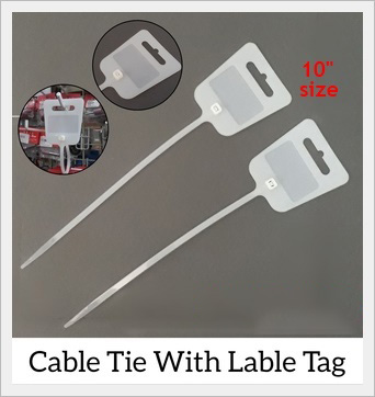 White Label Cable Tie 100pc (4")