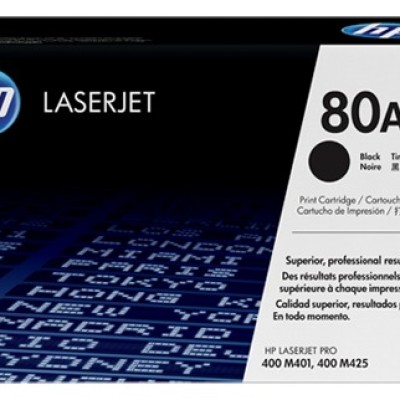 HP 80A ( CF280A ) Black LaserJet Toner Cartridge