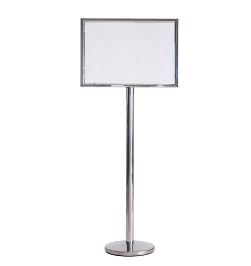 Stainless Steel Sign Stand A3 - Horizontal  /  Landscape