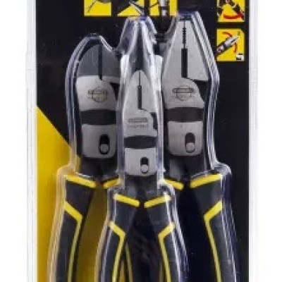 STANLEY 3-PIECE PLIER SET, 254 MM OVERALL, C