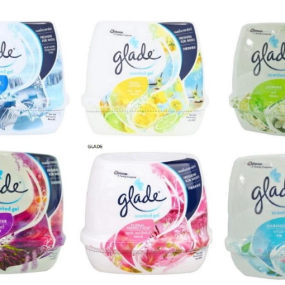 GLADE SCENTED GEL ASSORTED180G