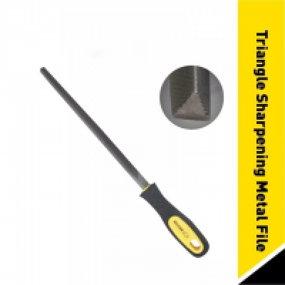 12" 300mm BESTIR Round File with Handle Black Yellow High Quality