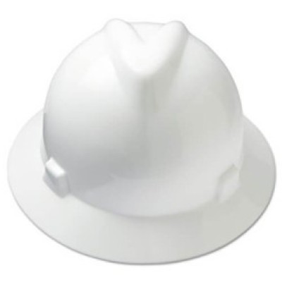 MSA 475369 V-Gard Full-Brim Hard Hat