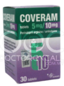 COVERAM 5MG  /  10MG TABLET 30's (PERINDOPRIL  /  AMLODIPINE)