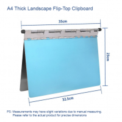 A4 Thick Landscape Flip-Top Clipboard