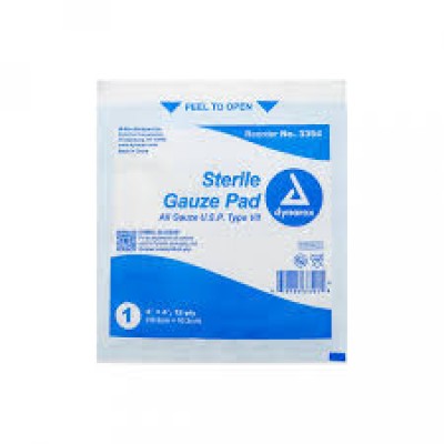 STERILE 4X4" GAUZE PADS