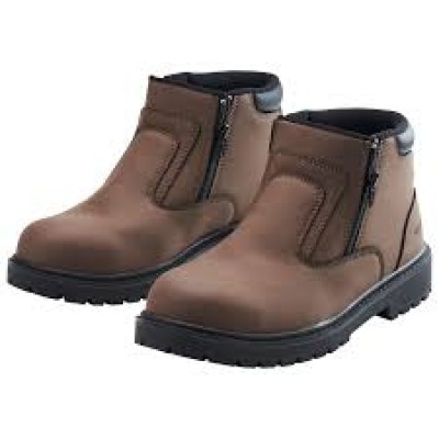 HAMMER2 Safety Footwear HM2-223, 6.0" Zip-Up Ankle BootsUK SIZE 13