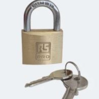 RS PRO ALL WEATHER BRASS PADLOCK 40MM