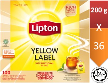 Lipton Yellow Label Tea (12) 100'S X 1