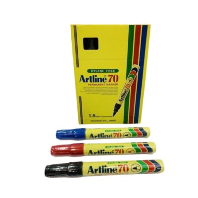 Artline 70 Permanent Marker Pen Blue 1.5mm