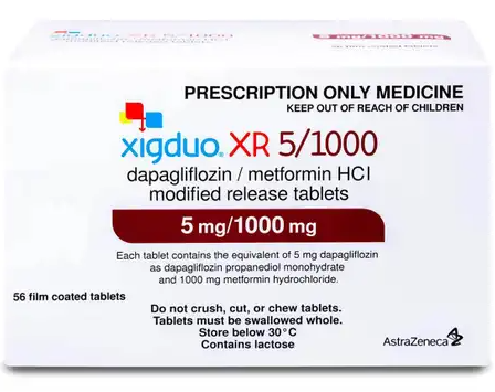 XIGDUO XR 5     1000MG