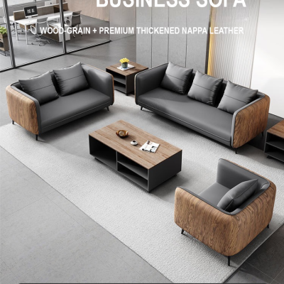 Executive Lounge Collection (Dark Wood + Dark Grey)