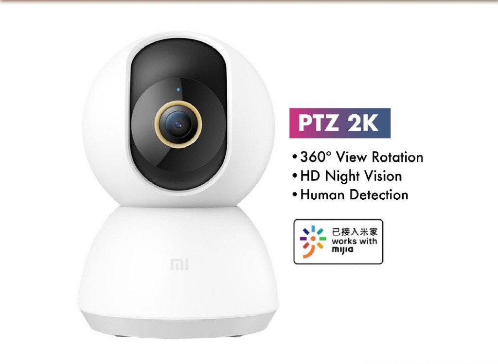 Xiaomi Mijia 360 IP Home CCTV - Model PTZ 2K GLOBAL 64GB