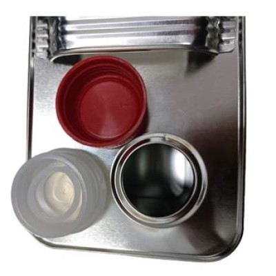 (3.5L) METAL TIN EMPTY OIL CAN JERRRY CAN - 3 PCS