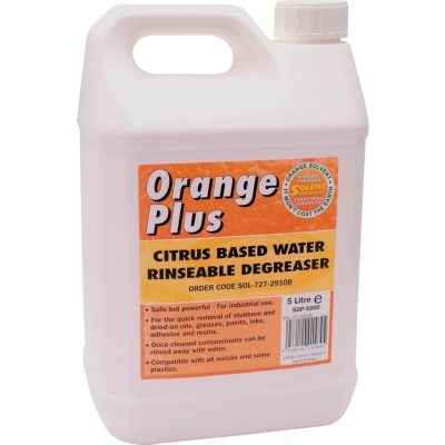 Solent Lubricants Orange Plus Degreaser, 5 Litre