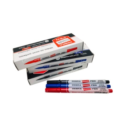 Zebra Name Pen Oil Base Marker Red 1.2mm