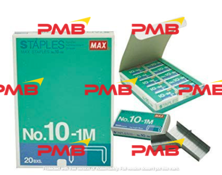 MAX No.10-1M STAPLES (20 SMALL BOXES INSIDE)(DELIVER LABUAN, KOTA KINABALU AND KIMANIS AREA ONLY)