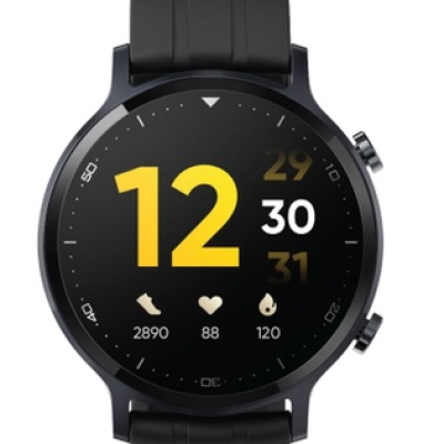 Realme Watch S Smartwatch [1.3 Auto Brightness Touchscreen - Blood Oxygen Monitor - IP68 Water Resistant].