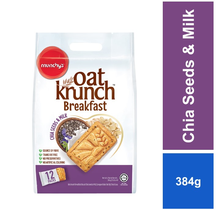 Munchy's Oat Krunch Breakfast 384g MIX FLAVOUR