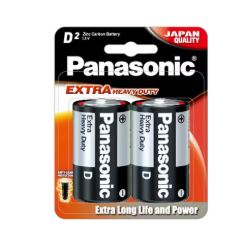 Battery : Panasonic Battery - D - 2 pcs  /  packet